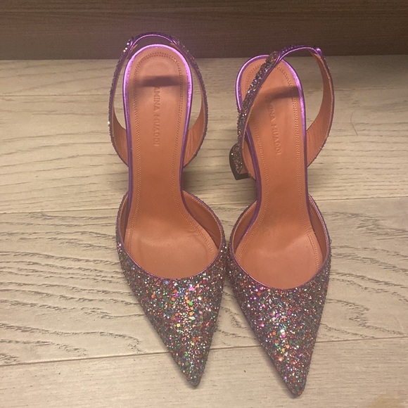 Amina muaddi glitter Holli pumps - Picture 5 of 5
